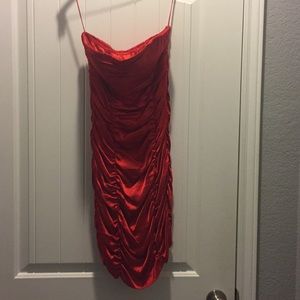 Flattering red dress